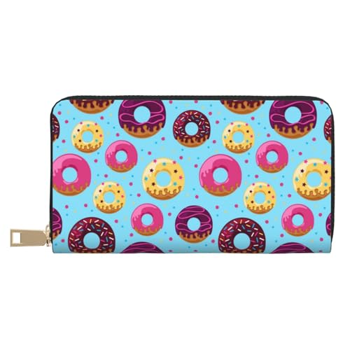 VOSERY Geldbörse Damen, Leder Bifold Multi Card Wallet Donuts Damen Geldbörsen Lange Geldbörse VOSERY Geldbörse Damen, Leder Bifold Multi Card Wallet Donuts Damen Geldbörsen Lange Geldbörse von VOSERY