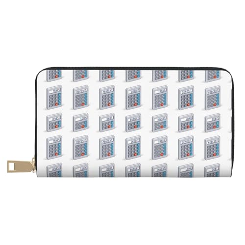 VOSERY Geldbörse Damen, Leder Bifold Multi Card Wallet Math Calculator Print Damen Geldbörsen Lange Geldbörse VOSERY Geldbörse Damen, Leder Bifold Multi Card Wallet Math Calculator Print Damen Geldbörsen Lange Geldbörse von VOSERY