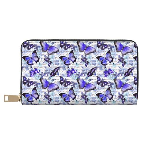 VOSERY Geldbörse Damen, Leder Bifold Multi Card Wallet Schmetterlinge Damen Lange Geldbörse Geldbörsen VOSERY Geldbörse Damen, Leder Bifold Multi Card Wallet Schmetterlinge Damen Lange Geldbörse Geldbörsen von VOSERY