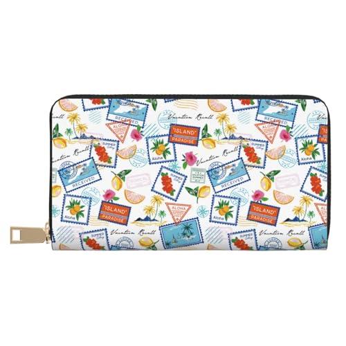 VOSERY Geldbörse Damen, Leder Bifold Multi Card Wallet Stempel Damen Geldbörsen Lange Geldbörse VOSERY Geldbörse Damen, Leder Bifold Multi Card Wallet Stempel Damen Geldbörsen Lange Geldbörse von VOSERY