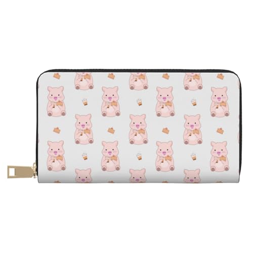 VOSERY Geldbörse Damen Leder Bifold Multi Card Wallet Cartoon Kuchen Cute Pig Damen Geldbörsen Lange Geldbörse VOSERY Geldbörse Damen Leder Bifold Multi Card Wallet Cartoon Kuchen Cute Pig Damen Geldbörsen Lange Geldbörse von VOSERY