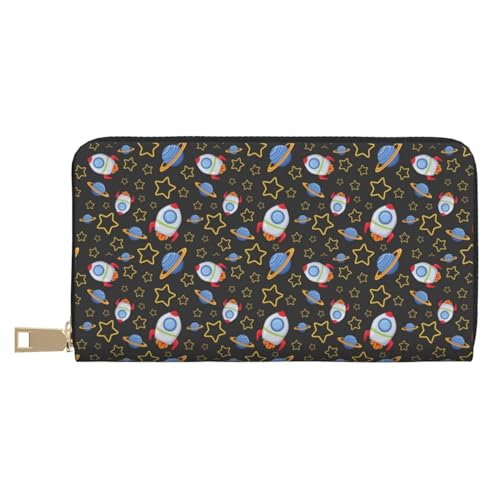 VOSERY Geldbörse Damen Leder Bifold Multi Card Wallet Cosmic Damen Geldbörsen Lange Geldbörse VOSERY Geldbörse Damen Leder Bifold Multi Card Wallet Cosmic Damen Geldbörsen Lange Geldbörse von VOSERY