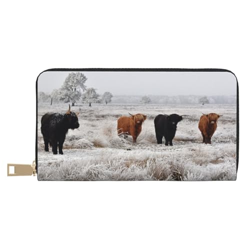 VOSERY Geldbörse Damen Leder Bifold Multi Card Wallet Cow K Damen Lange Geldbörse Geldbörsen VOSERY Geldbörse Damen Leder Bifold Multi Card Wallet Cow K Damen Lange Geldbörse Geldbörsen von VOSERY