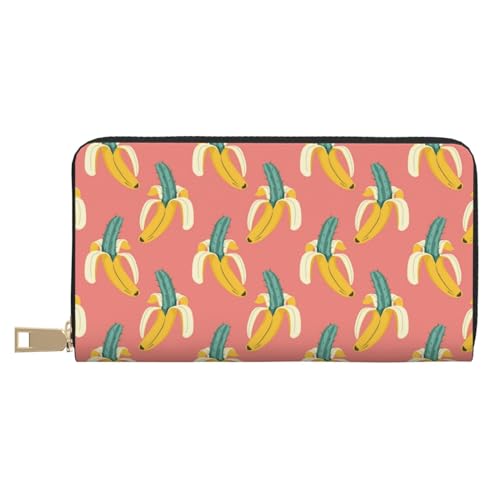 VOSERY Geldbörse Damen Leder Bifold Multi Card Wallet Cute Banana Kaktus Damen Geldbörsen Lange Geldbörse VOSERY Geldbörse Damen Leder Bifold Multi Card Wallet Cute Banana Kaktus Damen Geldbörsen Lange Geldbörse von VOSERY
