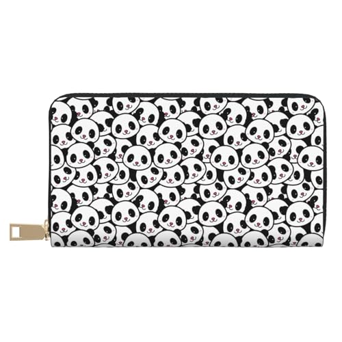 VOSERY Geldbörse Damen Leder Bifold Multi Card Wallet Cute Panda Gesicht Damen Lange Geldbörse Geldbörsen VOSERY Geldbörse Damen Leder Bifold Multi Card Wallet Cute Panda Gesicht Damen Lange Geldbörse Geldbörsen von VOSERY