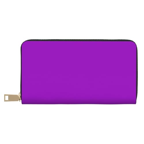 VOSERY Geldbörse Damen Leder Bifold Multi Card Wallet Dunkelviolett Damen Lange Geldbörse Geldbörsen VOSERY Geldbörse Damen Leder Bifold Multi Card Wallet Dunkelviolett Damen Lange Geldbörse Geldbörsen von VOSERY
