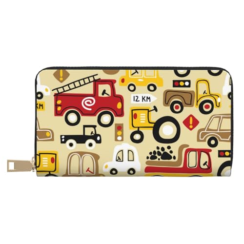 VOSERY Geldbörse Damen Leder Bifold Multi Card Wallet Fahrzeuge Damen Geldbörsen Lange Geldbörse VOSERY Geldbörse Damen Leder Bifold Multi Card Wallet Fahrzeuge Damen Geldbörsen Lange Geldbörse von VOSERY