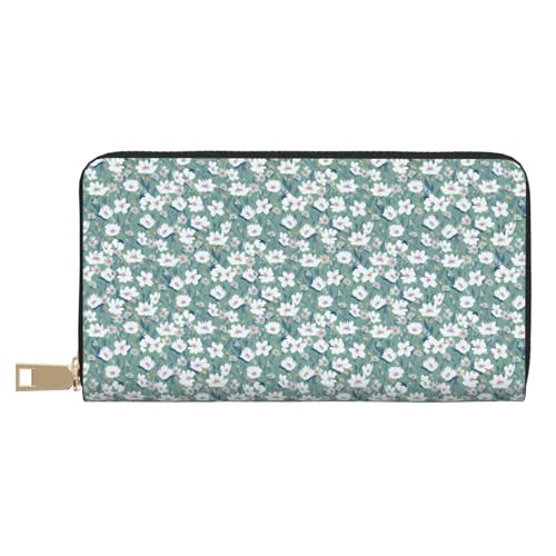 VOSERY Geldbörse Damen Leder Bifold Multi Card Wallet Floral Damen Lange Geldbörse Geldbörsen VOSERY Geldbörse Damen Leder Bifold Multi Card Wallet Floral Damen Lange Geldbörse Geldbörsen von VOSERY