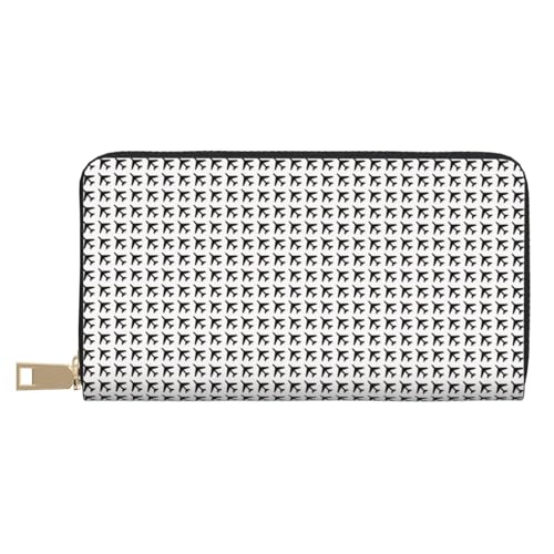 VOSERY Geldbörse Damen Leder Bifold Multi Card Wallet Flugzeug Damen Geldbörsen Lange Geldbörse VOSERY Geldbörse Damen Leder Bifold Multi Card Wallet Flugzeug Damen Geldbörsen Lange Geldbörse von VOSERY