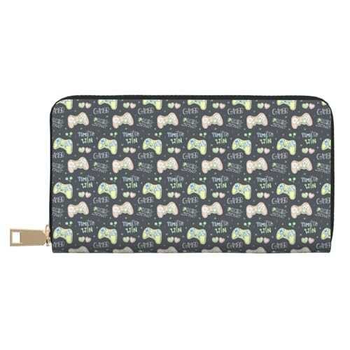 VOSERY Geldbörse Damen Leder Bifold Multi Card Wallet Gamers Damen Lange Geldbörse Geldbörsen VOSERY Geldbörse Damen Leder Bifold Multi Card Wallet Gamers Damen Lange Geldbörse Geldbörsen von VOSERY