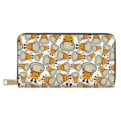 VOSERY Geldbörse Damen Leder Bifold Multi Card Wallet Giraffenkopf Damen Geldbörsen Lange Geldbörse VOSERY Geldbörse Damen Leder Bifold Multi Card Wallet Giraffenkopf Damen Geldbörsen Lange Geldbörse von VOSERY
