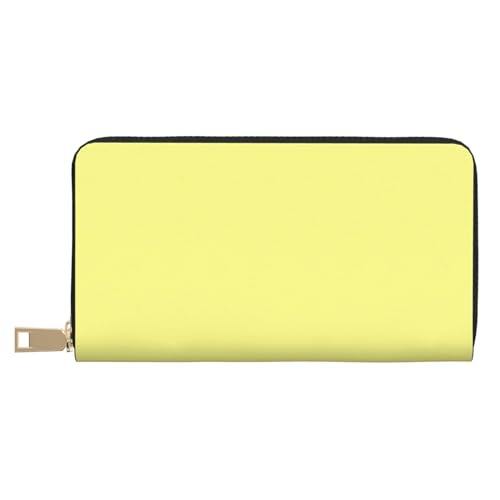 VOSERY Geldbörse Damen Leder Bifold Multi Card Wallet Hellgelb Damen Lange Geldbörse Geldbörsen VOSERY Geldbörse Damen Leder Bifold Multi Card Wallet Hellgelb Damen Lange Geldbörse Geldbörsen von VOSERY
