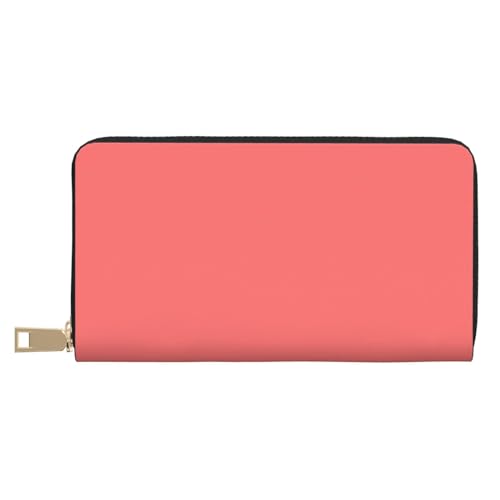 VOSERY Geldbörse Damen Leder Bifold Multi Card Wallet Hellrot Damen Geldbörsen Lange Geldbörse VOSERY Geldbörse Damen Leder Bifold Multi Card Wallet Hellrot Damen Geldbörsen Lange Geldbörse von VOSERY