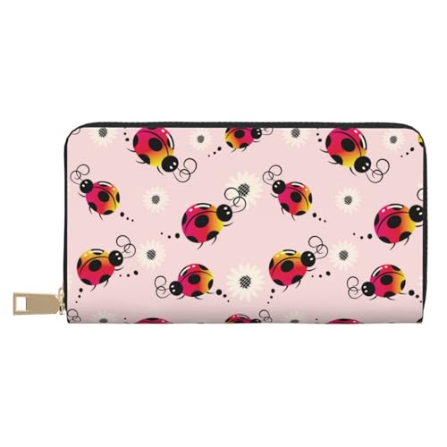 VOSERY Geldbörse Damen Leder Bifold Multi Card Wallet Ladybug Cute Damen Geldbörsen Lange Geldbörse VOSERY Geldbörse Damen Leder Bifold Multi Card Wallet Ladybug Cute Damen Geldbörsen Lange Geldbörse von VOSERY