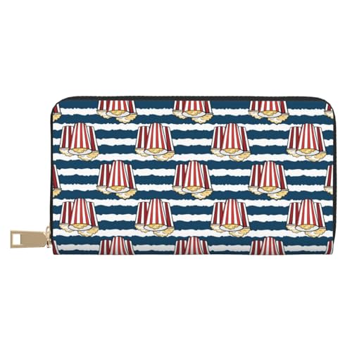 VOSERY Geldbörse Damen Leder Bifold Multi Card Wallet Popcorn Damen Geldbörsen Lange Geldbörse VOSERY Geldbörse Damen Leder Bifold Multi Card Wallet Popcorn Damen Geldbörsen Lange Geldbörse von VOSERY