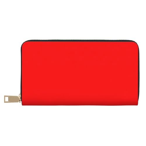 VOSERY Geldbörse Damen Leder Bifold Multi Card Wallet Rot Damen Lange Geldbörse Geldbörsen VOSERY Geldbörse Damen Leder Bifold Multi Card Wallet Rot Damen Lange Geldbörse Geldbörsen von VOSERY
