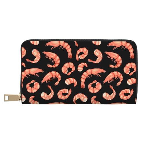 VOSERY Geldbörse Damen Leder Bifold Multi Card Wallet Shrimp No.9042 Damen Geldbörsen Lange Geldbörse VOSERY Geldbörse Damen Leder Bifold Multi Card Wallet Shrimp No.9042 Damen Geldbörsen Lange Geldbörse von VOSERY