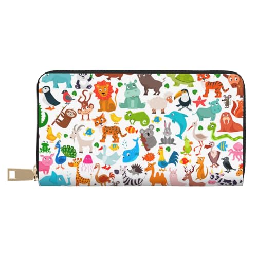 VOSERY Geldbörse Damen Leder Bifold Multi Card Wallet Tiere Damen Geldbörsen Lange Geldbörse VOSERY Geldbörse Damen Leder Bifold Multi Card Wallet Tiere Damen Geldbörsen Lange Geldbörse von VOSERY