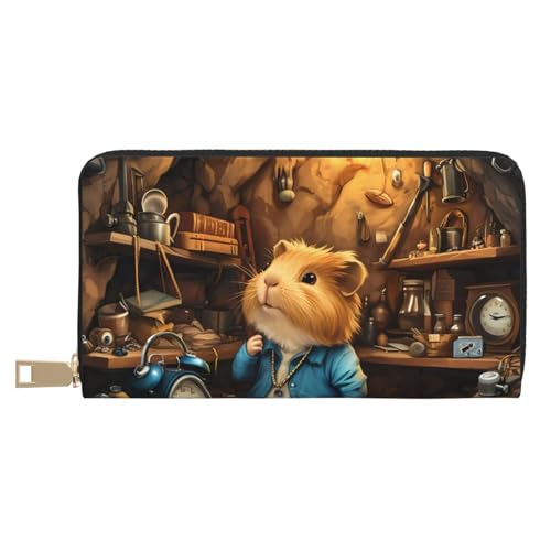 VOSERY Geldbörse Damen Leder Bifold Multi Card Wallet Wissenschaftler Meerschweinchen Damen Lange Geldbörse Geldbörsen VOSERY Geldbörse Damen Leder Bifold Multi Card Wallet Wissenschaftler Meerschweinchen Damen Lange Geldbörse Geldbörsen von VOSERY
