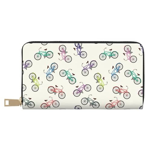VOSERY Geldbörse für Damen, Leder, Bifold Multi Card Wallet, Fahrrad, bunte Damengeldbörse, lange Geldbörse VOSERY Geldbörse für Damen, Leder, Bifold Multi Card Wallet, Fahrrad, bunte Damengeldbörse, lange Geldbörse von VOSERY