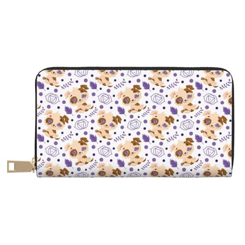 VOSERY Geldbörse für Damen, Leder, Bifold Multi Card Wallet, Hund Welpe Niedliche Damen Geldbörsen, Lange Geldbörse VOSERY Geldbörse für Damen, Leder, Bifold Multi Card Wallet, Hund Welpe Niedliche Damen Geldbörsen, Lange Geldbörse von VOSERY