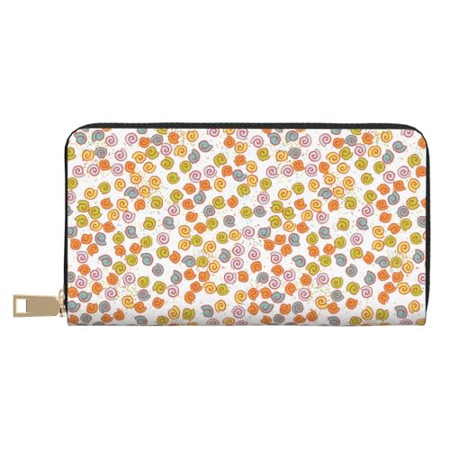 VOSERY Geldbörse für Damen, Leder, Bifold Multi Card Wallet, Muschel, bunte Damengeldbörse, lange Geldbörse VOSERY Geldbörse für Damen, Leder, Bifold Multi Card Wallet, Muschel, bunte Damengeldbörse, lange Geldbörse von VOSERY