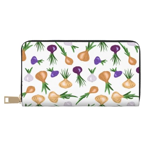 VOSERY Geldbörse für Damen, Leder, Bifold Multi Card Wallet, Zwiebelfarben, bunte Damengeldbörse, lange Geldbörse VOSERY Geldbörse für Damen, Leder, Bifold Multi Card Wallet, Zwiebelfarben, bunte Damengeldbörse, lange Geldbörse von VOSERY