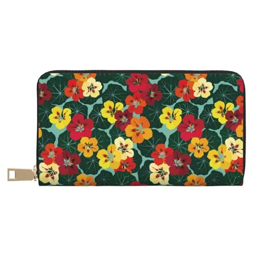 VOSERY Geldbörse für Damen, Leder, Bifold Multi Card Wallet, bunte Blumen_B Damengeldbörse, lange Geldbörse VOSERY Geldbörse für Damen, Leder, Bifold Multi Card Wallet, bunte Blumen_B Damengeldbörse, lange Geldbörse von VOSERY