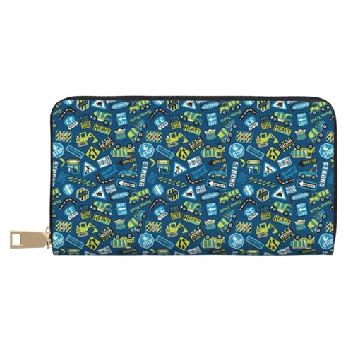 VOSERY Geldbörse für Damen, Leder, Bifold Multi Card Wallet, schwere Ausrüstungsmaschinen, lange Geldbörse für Damen VOSERY Geldbörse für Damen, Leder, Bifold Multi Card Wallet, schwere Ausrüstungsmaschinen, lange Geldbörse für Damen von VOSERY