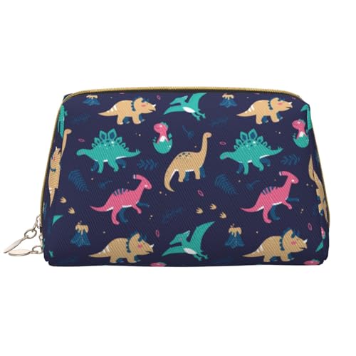 VOSERY Make-up-Tasche, Kosmetiktasche, Reise-Kulturbeutel für Damen, Dinosaurier-Druck, L Make-up-Tasche, große Kapazität, Make-up-Tasche, Organizer, niedliche Make-up-Tasche, wasserdichte von VOSERY