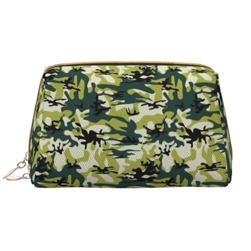 VOSERY Make-up-Tasche, Kosmetiktasche, Reise-Kulturbeutel für Damen, große Kapazität, Make-up-Tasche, Organizer, Camouflage-Dinosaurier-Make-up-Tasche, niedliche Make-up-Tasche, wasserdichte von VOSERY