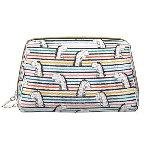 VOSERY Make-up-Tasche, Kosmetiktasche, Reise-Kulturbeutel für Damen, große Kapazität, Make-up-Tasche, Organizer, Cartoon-Dinosaurier (3) Make-up-Tasche, niedliche Make-up-Tasche, wasserdichte von VOSERY