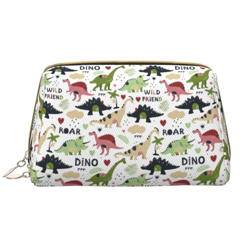 VOSERY Make-up-Tasche, Kosmetiktasche, Reise-Kulturbeutel für Damen, große Kapazität, Make-up-Tasche, Organizer, Dinosaurier-Druck, B Make-up-Tasche, niedliche Make-up-Tasche, wasserdichte von VOSERY