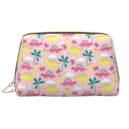 VOSERY Make-up-Tasche, Kosmetiktasche, Reise-Kulturbeutel für Damen, große Kapazität, Make-up-Tasche, Organizer, Dinosaurier-Druck, C-Make-up-Tasche, niedliche Make-up-Tasche, wasserdichte von VOSERY