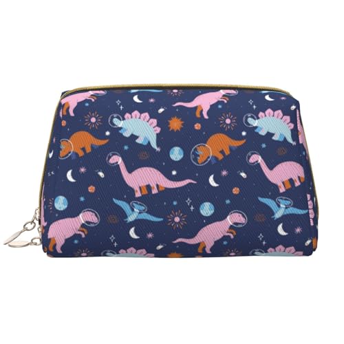 VOSERY Make-up-Tasche, Kosmetiktasche, Reise-Kulturbeutel für Damen, große Kapazität, Make-up-Tasche, Organizer, Dinosaurier-Druck, H-Make-up-Tasche, niedliche Make-up-Tasche, wasserdichte von VOSERY