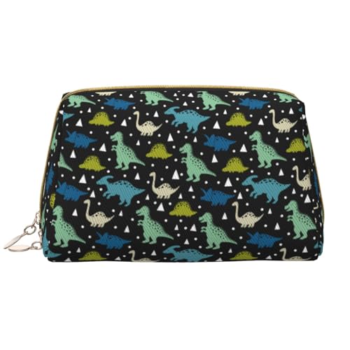 VOSERY Make-up-Tasche, Kosmetiktasche, Reise-Kulturbeutel für Damen, große Kapazität, Make-up-Tasche, Organizer, Dinosaurier-Druck, eine Make-up-Tasche, niedliche Make-up-Tasche, wasserdichte von VOSERY