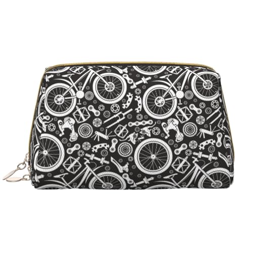 VOSERY Make-up-Tasche, Kosmetiktasche, Reise-Kulturbeutel für Damen, große Kapazität, Make-up-Tasche, Organizer, Fahrrad-Motiv, mechanische Make-up-Tasche, niedliche Make-up-Tasche, wasserdichte VOSERY Make-up-Tasche, Kosmetiktasche, Reise-Kulturbeutel für Damen, große Kapazität, Make-up-Tasche, Organizer, Fahrrad-Motiv, mechanische Make-up-Tasche, niedliche Make-up-Tasche, wasserdichte von VOSERY