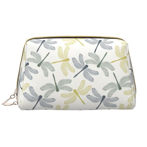 VOSERY Make-up-Tasche, Kosmetiktasche, Reise-Kulturbeutel für Damen, große Kapazität, Make-up-Tasche, Organizer, Libellen-Muster, Make-up-Tasche, niedliche Make-up-Tasche, wasserdichte VOSERY Make-up-Tasche, Kosmetiktasche, Reise-Kulturbeutel für Damen, große Kapazität, Make-up-Tasche, Organizer, Libellen-Muster, Make-up-Tasche, niedliche Make-up-Tasche, wasserdichte von VOSERY