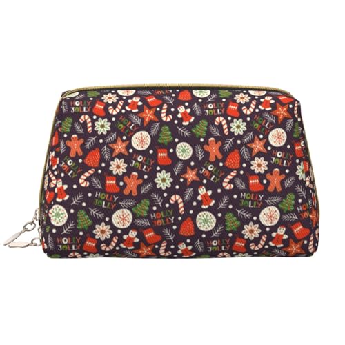 VOSERY Make-up-Tasche, Kosmetiktasche, Reise-Kulturbeutel für Damen, große Kapazität, Make-up-Tasche, Organizer, Winterurlaub, Weihnachten, Make-up-Tasche, niedliche Make-up-Tasche, wasserdichte von VOSERY