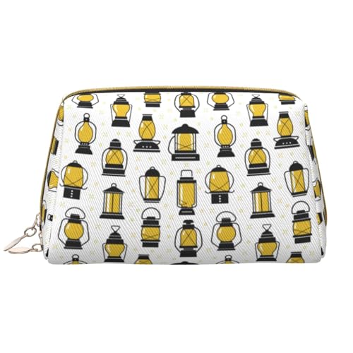 VOSERY Make-up-Tasche, Kosmetiktasche, Reise-Kulturbeutel für Damen, große Kapazität, Make-up-Tasche, Organizer, lustiges Glühbirnen-Muster, Make-up-Tasche, niedliche Make-up-Tasche, wasserdichte von VOSERY