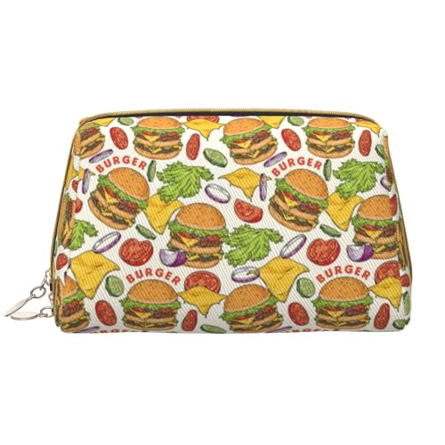 VOSERY Make-up-Tasche, Kosmetiktasche, Reise-Kulturbeutel für Damen, große Kapazität, Make-up-Tasche, Organizer, niedliche Make-up-Tasche, wasserdicht, Leder von VOSERY