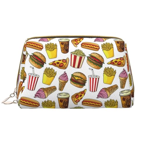 VOSERY Make-up-Tasche, Kosmetiktasche, Reise-Kulturbeutel für Damen, große Kapazität, Make-up-Tasche, Organizer, niedliche Make-up-Tasche, wasserdicht, Leder von VOSERY