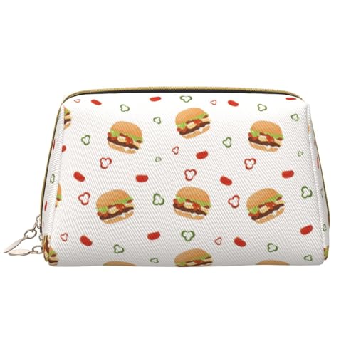 VOSERY Make-up-Tasche, Kosmetiktasche, Reise-Kulturbeutel für Damen, große Kapazität, Make-up-Tasche, Organizer, niedliche Make-up-Tasche, wasserdicht, Leder von VOSERY