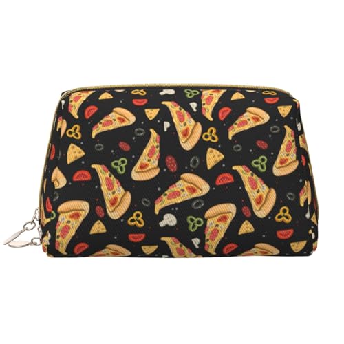 VOSERY Make-up-Tasche, Kosmetiktasche, Reise-Kulturbeutel für Damen, große Kapazität, Make-up-Tasche, Organizer, niedliche Make-up-Tasche, wasserdicht, aus Leder von VOSERY