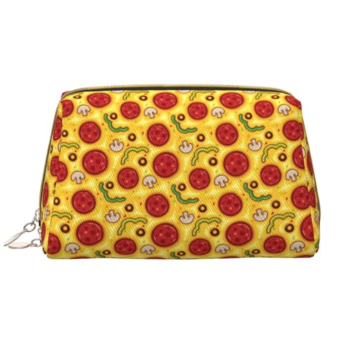 VOSERY Make-up-Tasche, Kosmetiktasche, Reise-Kulturbeutel für Damen, große Kapazität, Make-up-Tasche, Organizer, niedliche Make-up-Tasche, wasserdicht, aus Leder von VOSERY