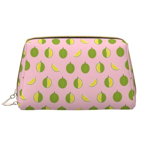 VOSERY Make-up-Tasche, Kosmetiktasche, Reise-Kulturbeutel für Damen, große Kapazität, Make-up-Tasche, Organizer, niedliche Make-up-Tasche, wasserdicht, aus Leder von VOSERY