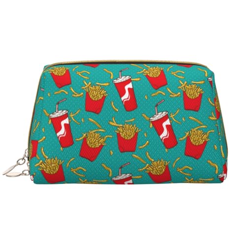 VOSERY Make-up-Tasche, Kosmetiktasche, Reise-Kulturbeutel für Damen, große Kapazität, Make-up-Tasche, Organizer, niedliche Make-up-Tasche, wasserdichte Leder-Make-up-Tasche von VOSERY