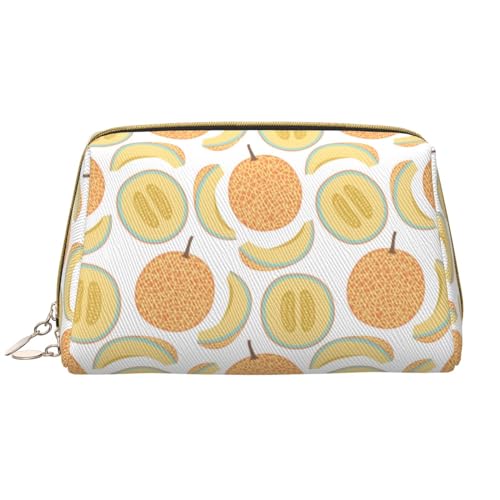 VOSERY Make-up-Tasche, Kosmetiktasche, Reise-Kulturbeutel für Damen, große Kapazität, Make-up-Tasche, Organizer, niedliche Make-up-Tasche, wasserdichte Leder-Make-up-Tasche von VOSERY