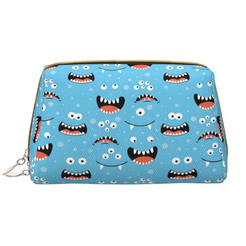 VOSERY Make-up-Tasche, Kosmetiktasche, Reise-Kulturbeutel für Damen, große Kapazität, Make-up-Tasche, Organizer, niedlicher Dinosaurier-Mund-Make-up-Tasche, niedliche Make-up-Tasche, wasserdichte von VOSERY