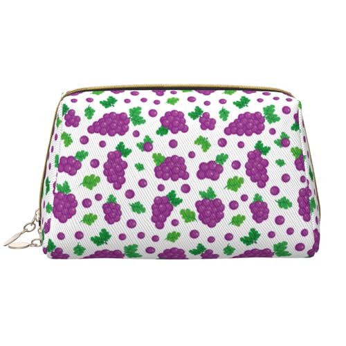 VOSERY Make-up-Tasche, Kosmetiktasche, Reise-Kulturbeutel für Damen, große Kapazität, Make-up-Tasche, Organizer, süße Make-up-Tasche, wasserdicht, aus Leder von VOSERY